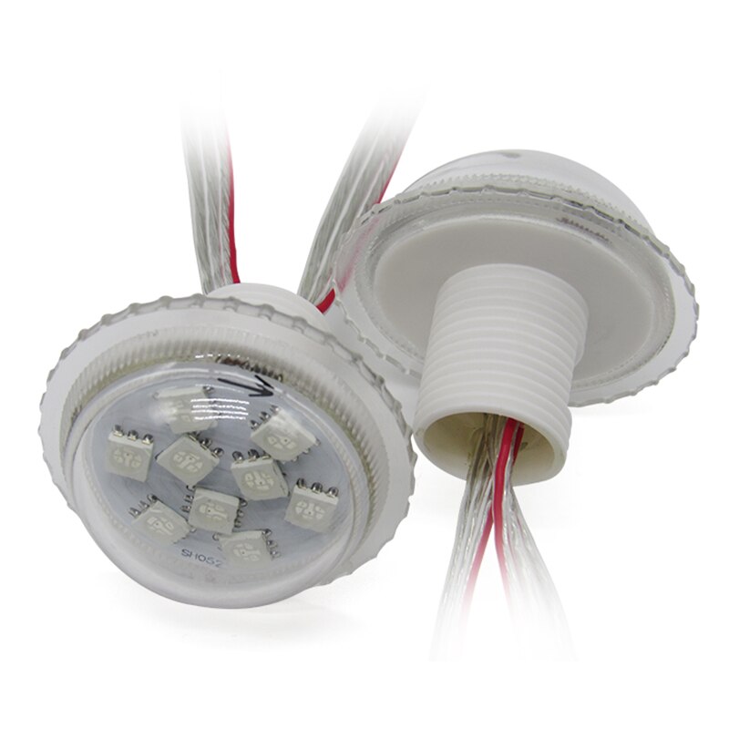 38Mm 9Leds UCS1903 5050 Smd Led Rgb Pixel Module IP68 Led Licht Amusement Rit Diameter 38Mm 9leds/Module Waterdichte IP68 DC12V