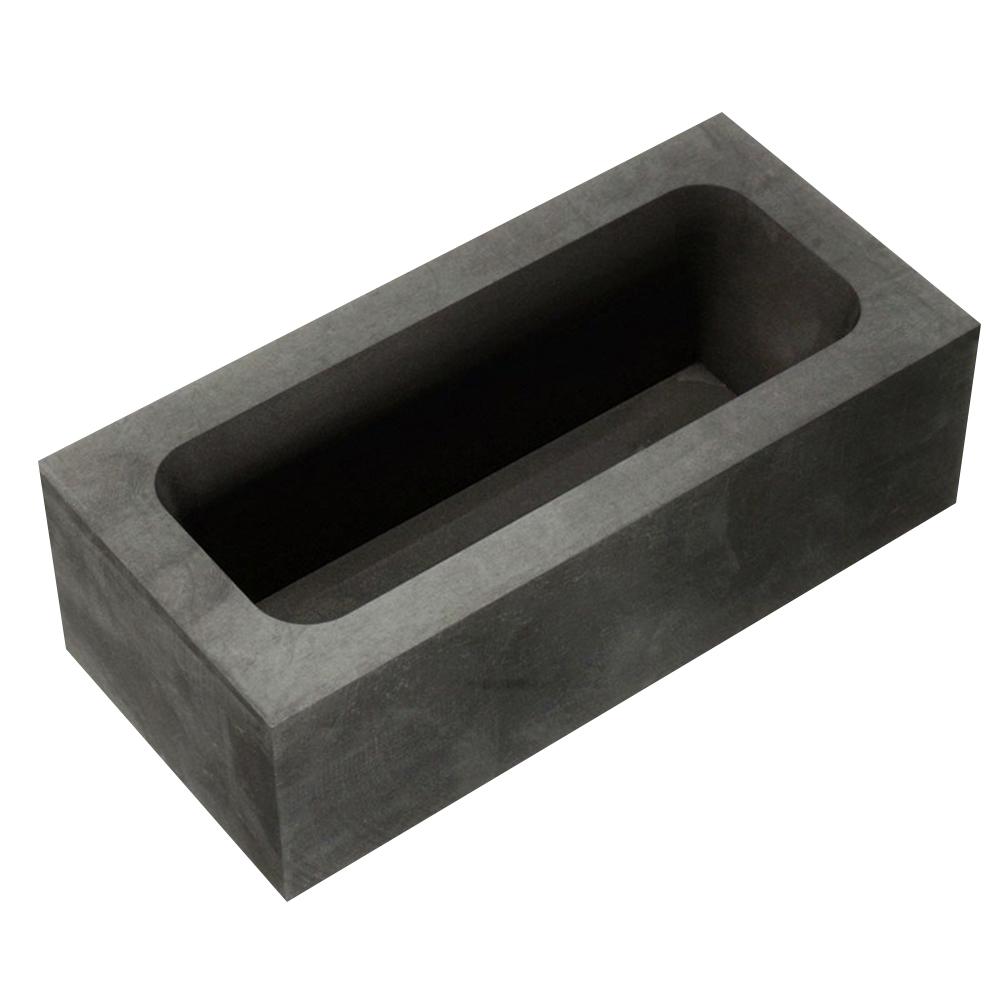 Grote Graphite Casting Baarvorm Voor Goud Zilver Koper Smelten Casting Raffinage Schroot Bar Smeltkroes Tool Onderdelen: 150g