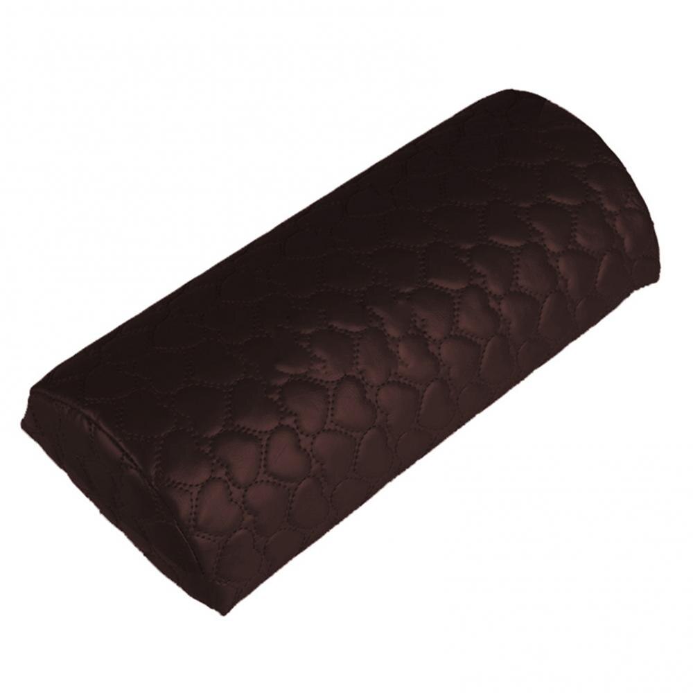 Nail Art Pillow Hand Holder Cushion Arm Rest Support Soft Leather Hand Pillow Rest Manicure Equipment Nail Art Stand: Coffee