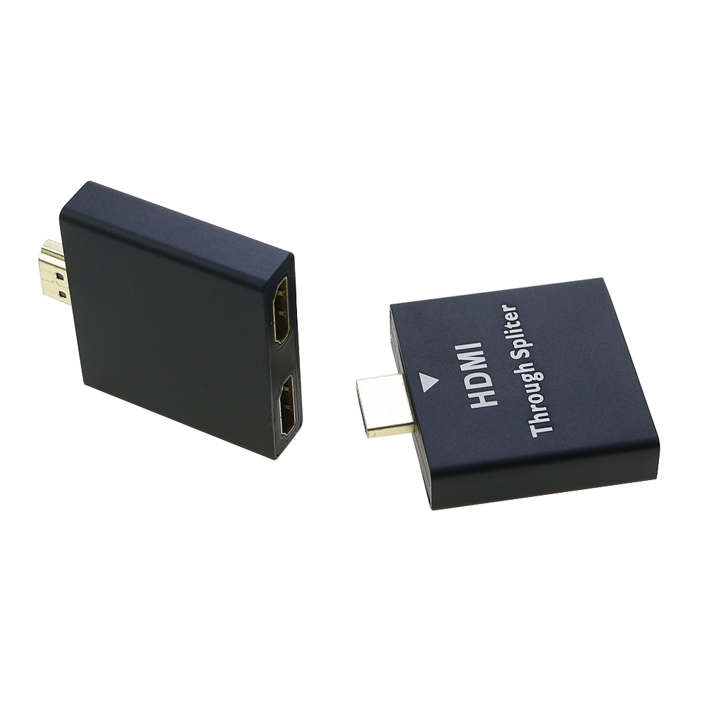 Répartiteur HDMI 1 en 2, Sortie Haute Définition 1080P, Synchronisation Audio et Vidéo Même Écran, Plug and Play 1 en 2, 1 Pièce
