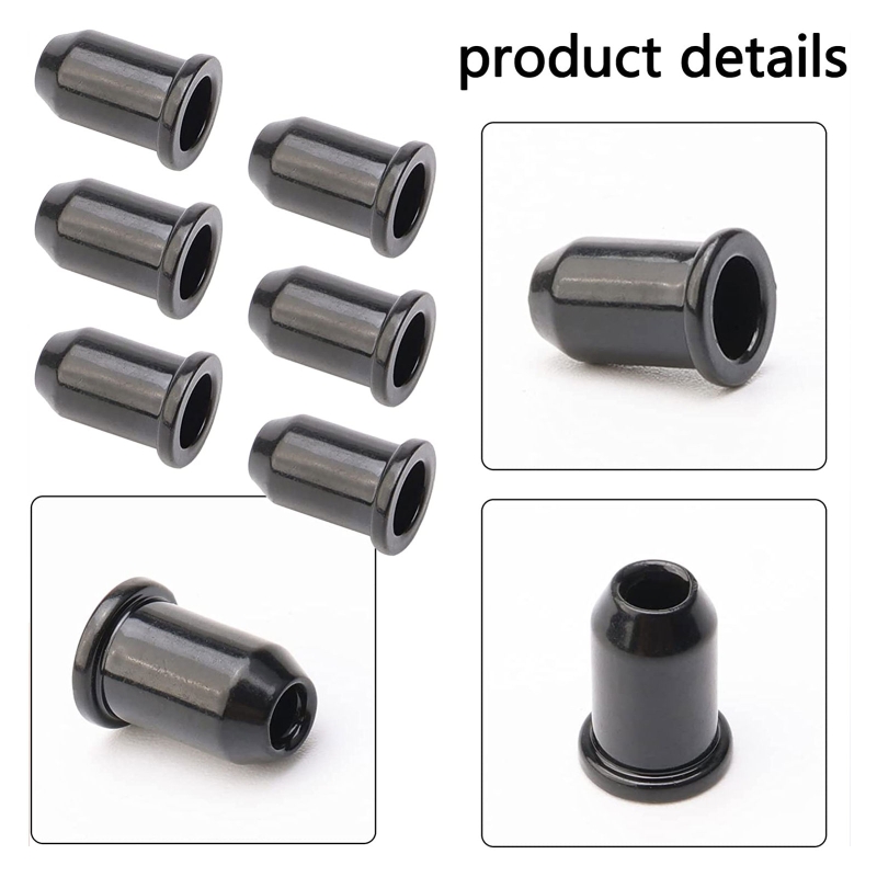 Bouchons cordes guitare, boucle à travers le corps, embouts cordes guitare, bague pour guitares 6