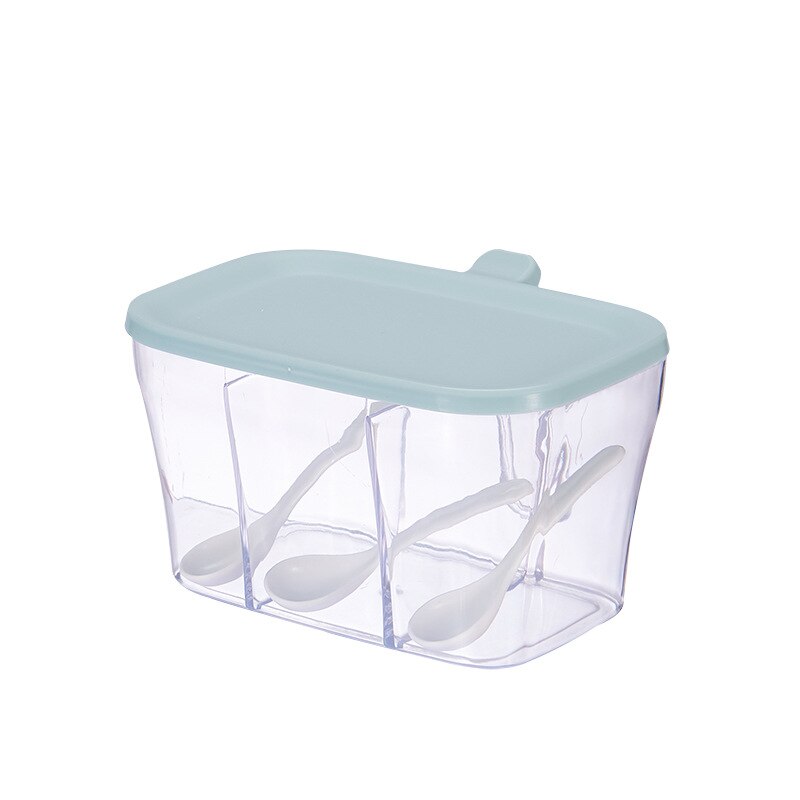 Maustepurkki maustesäilytyslaatikko keittiön maustesäilytyspullot purkit läpinäkyvä suola pippuri kuminajauhe maustelaatikko