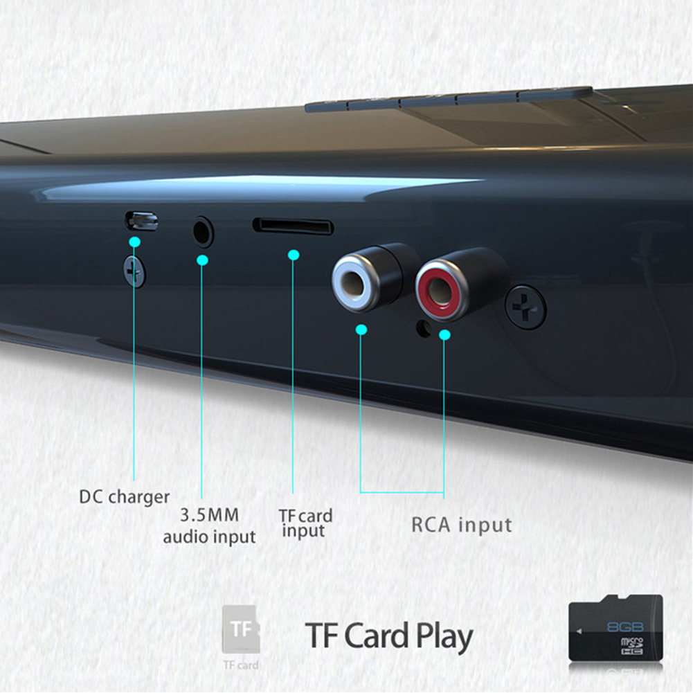 BS-28 Soundbar Drahtlose Bluetooth Plug-in Karte U-disk Radio TV lautsprecher Spalte Lautsprecher TV Soundbar Stereo Sound heimkino