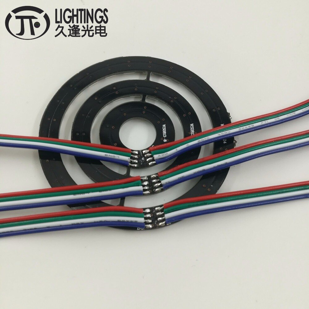 WS2813 Ring WS2812B 8 16 24 48 Bit 5050 RGB WS2813 adresseerbare LED Ring Led Board voor Arduino 5 V DC Strip Type