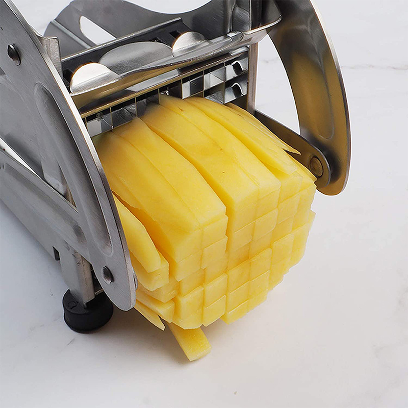 Stainless Steel Manual Potato Cutter French Fries Potato Chips Strip Slicer Chopper Machine Kitchen Meat Dicer Cutting Tools