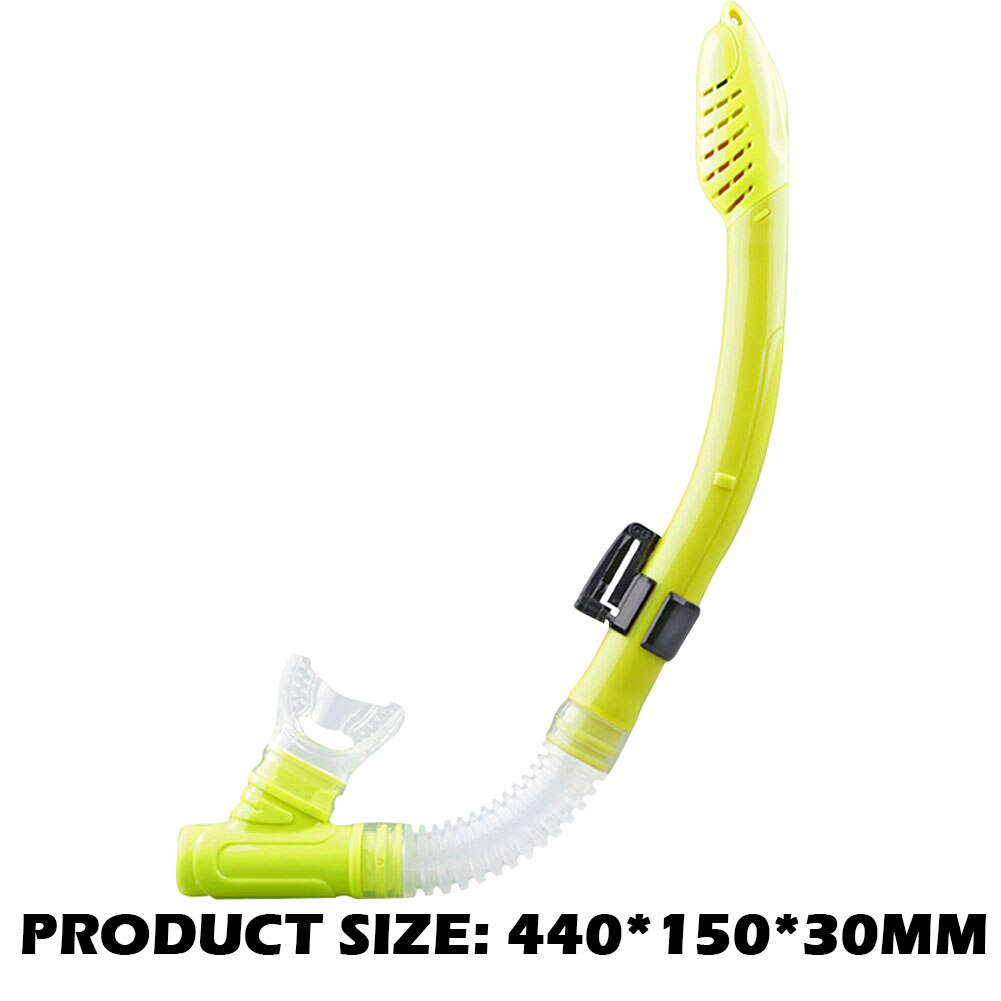Water Sport Zwemmen Duiken Snorkelen Professionele Snorkel Droge Beademingsbuis Onderwater Duiken Snorkelen Air: YELLOW