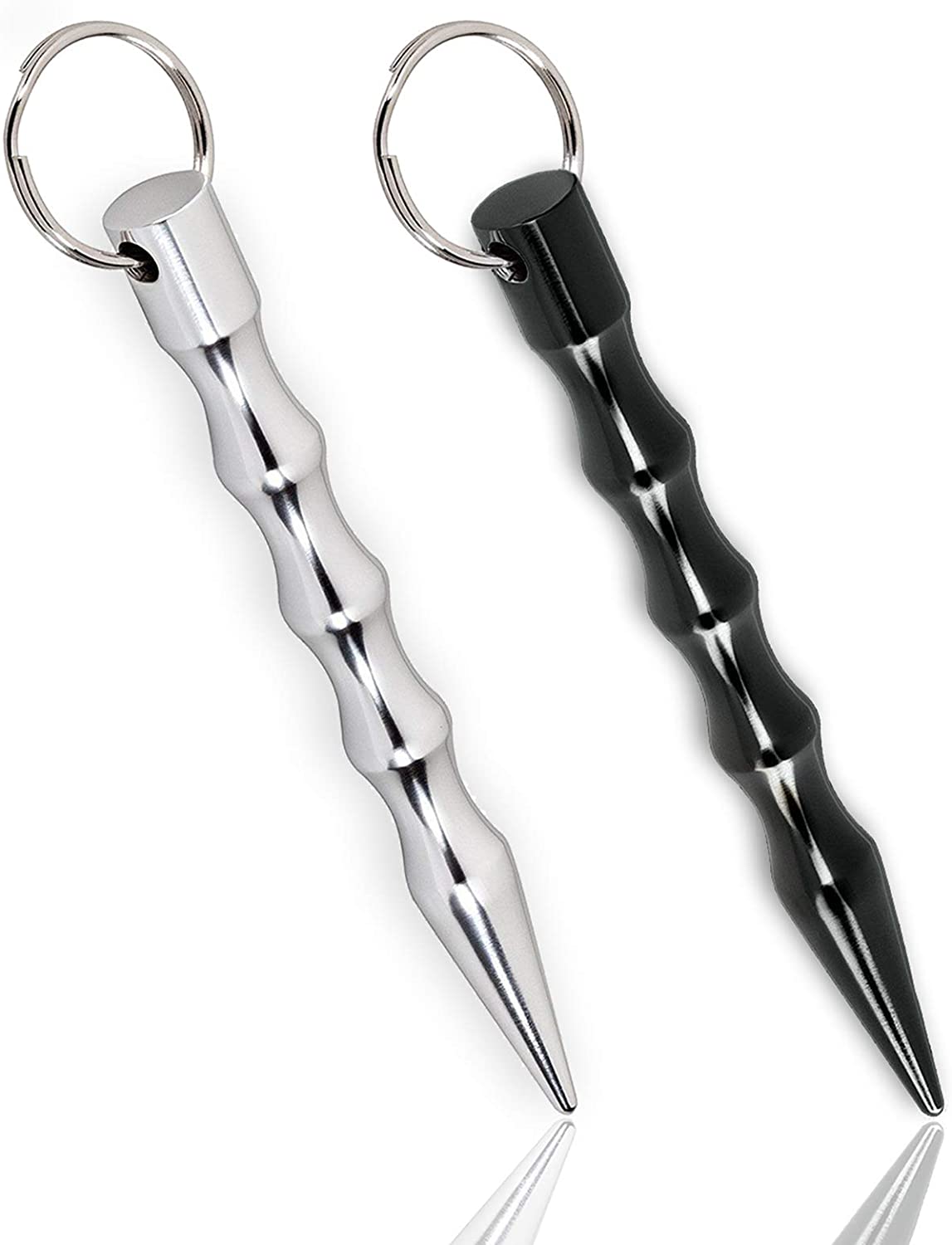 Hand-held Aluminum Keychain Tool Sturdy Key Chain Tools for Key Hanging Parcels Carrying 6pc/lot （Random Color）