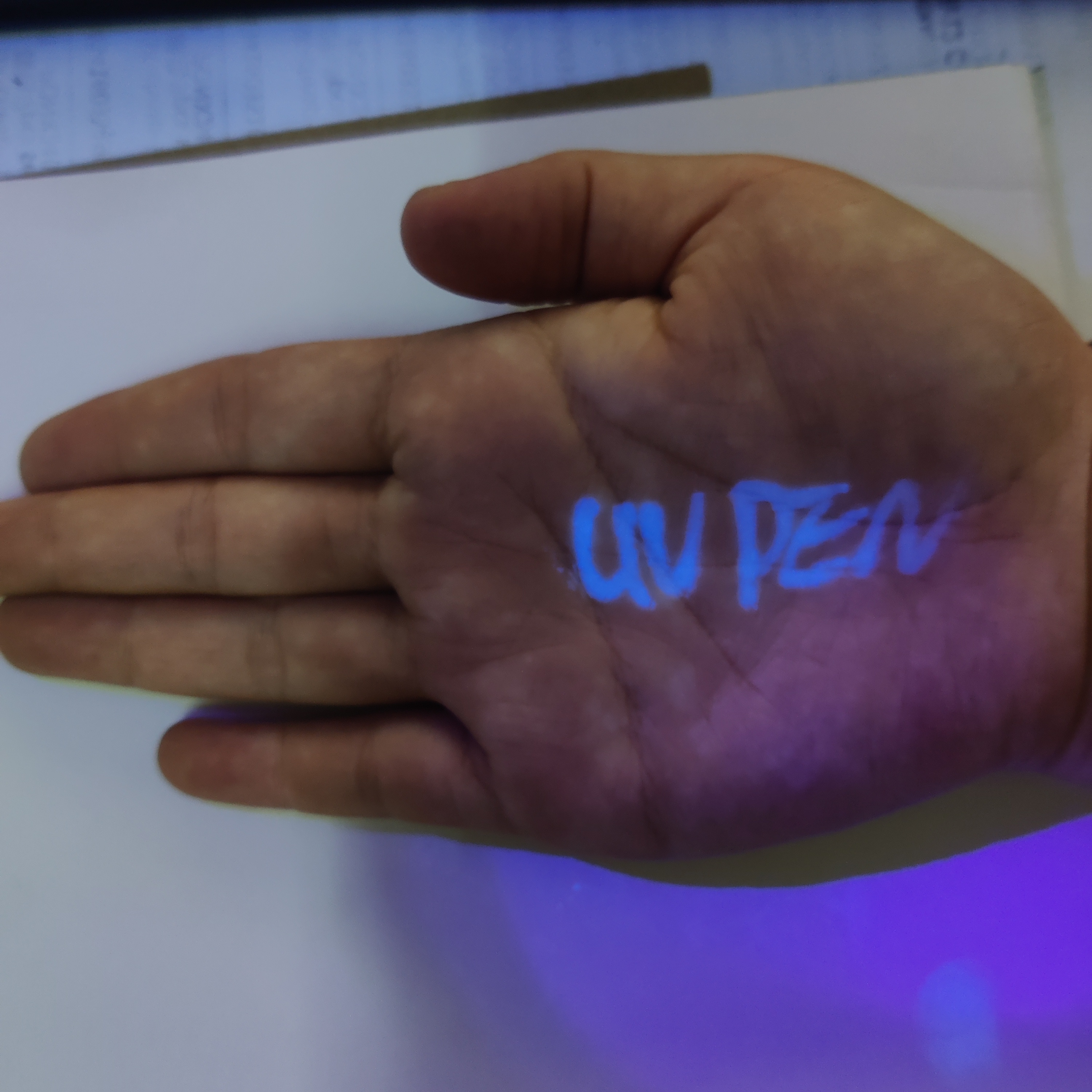 1 sztuk zakreślacz z znacznik z niewidzialnym atramentem gruba okrągła końcówka UV długopis szkoła papiernicze bezbarwne długopisy biurowe Markeerstiften