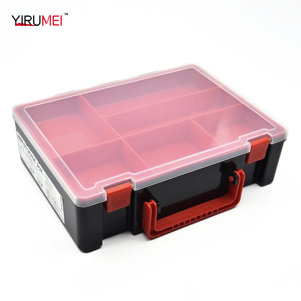 Nueva caja de aparejos de pesca, accesorios de pesca portátiles, caja de almacenamiento de herramientas, carpa de doble capa para productos de pesca, anzuelos, cajas de señuelos