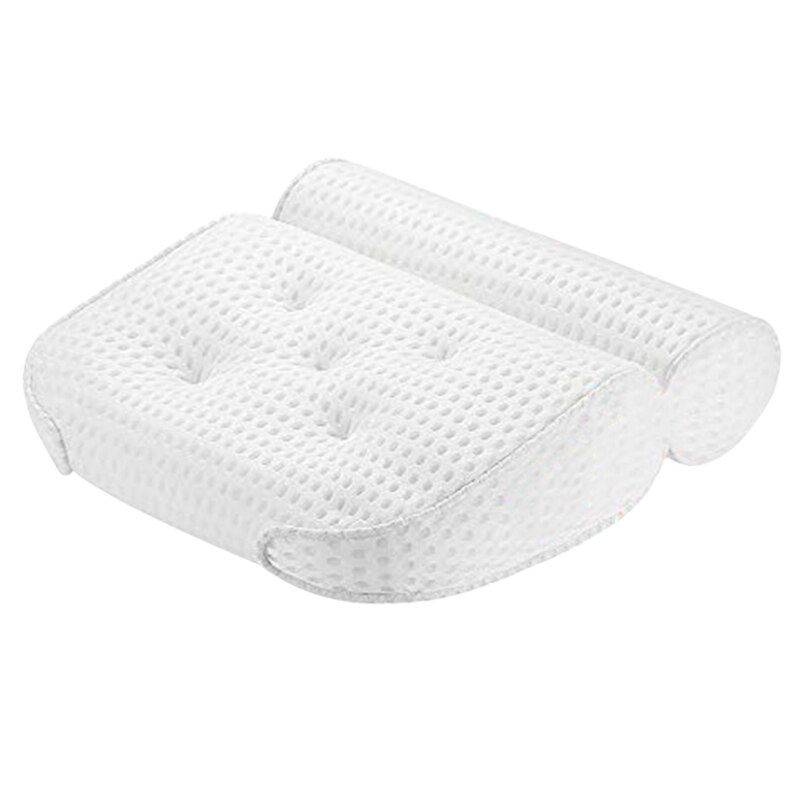 Badepute til badekar hjemme spa pute til kvinner menn med 4d luftmasker som puster hjelper til med å støtte hodehals og rygg vj-dr