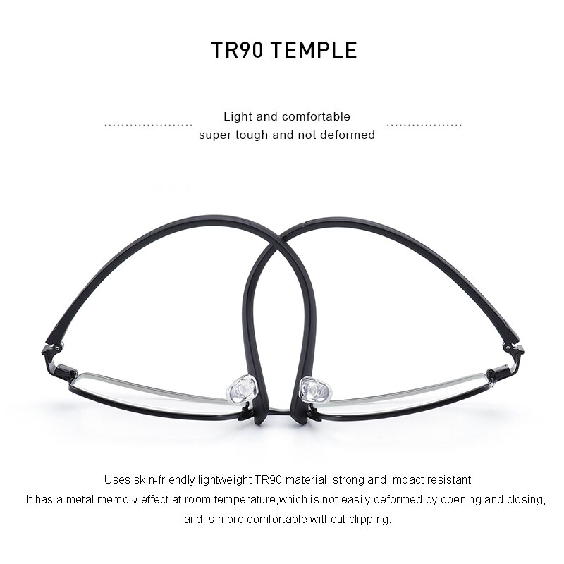 MERRYS, 2 en 1, montura de gafas con imán polarizado con Clip para hombres, montura de gafas graduadas para miopía óptica TR90 S2728