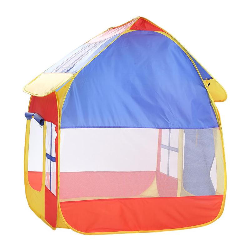 Child Camping Play Tent House Portable Kids Indoor Outdoor Playing House Toy Foldable Children Ocean Pit Pool Game Tents Toys