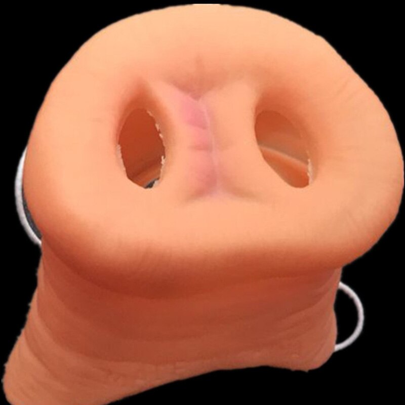 Silicone cochon nez blagues jouets pour enfants enfants adultes masque nouveauté Gag jouets pour Halloween avril imbéciles jour Costume accessoires de fête