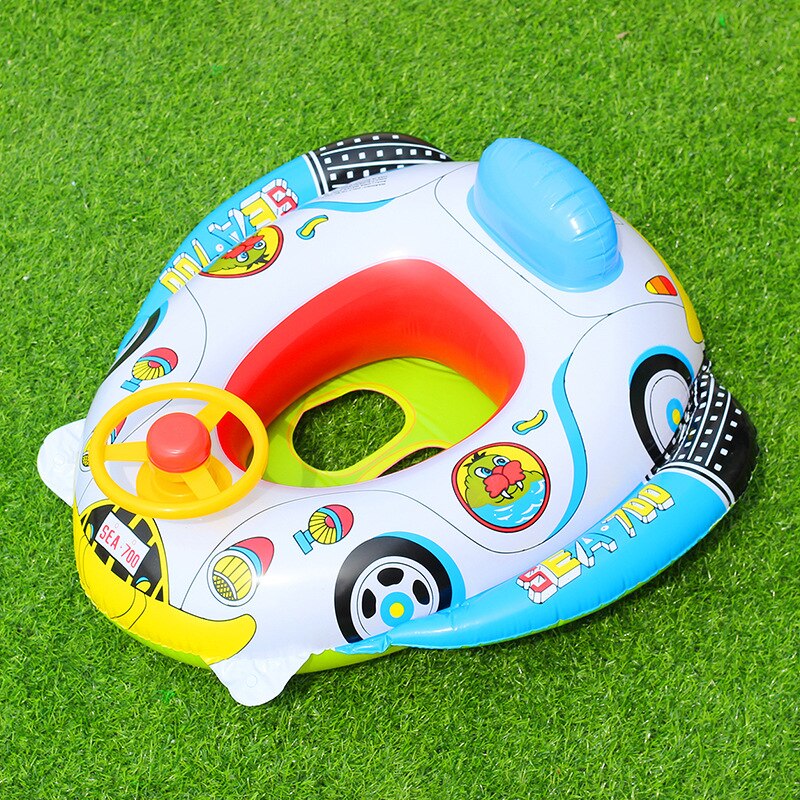 1Pc Child Swimming Ring Baby Swimming Ring Pool Seat Toddler Float Ring Aid Trainer Float Water For Kids Cartoon Designs