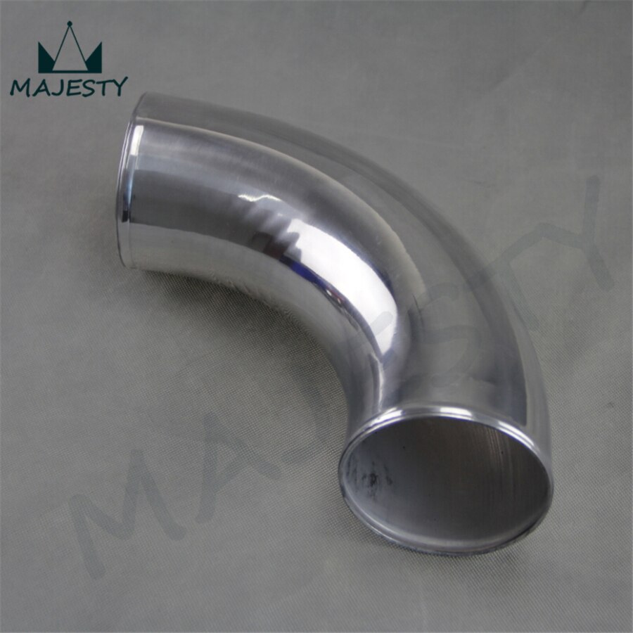 Tubo de Intercooler Turbo de aluminio, 35mm, 1, 3/8 &quot;/38mm, 1,5&quot;/42mm, 1, 5/8 &quot;/51mm, 2,0&quot;, 90 grados