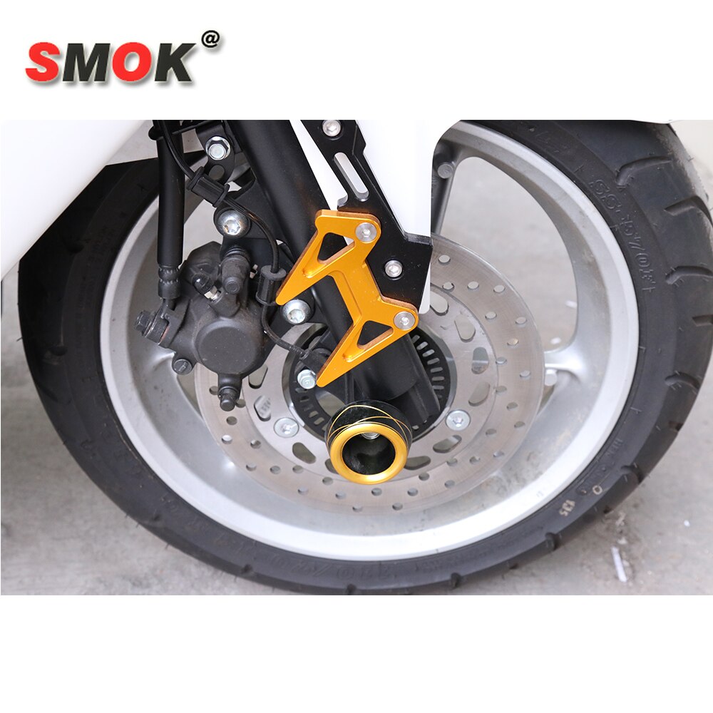 SMOK Motorcycle Falling Protectors Front and Rear Fork Wheel Frame Slider Crash Pads For Yamaha nmax 155 Scooter