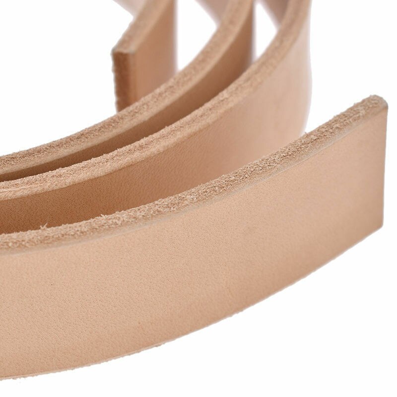 1Pc Diy Blank Veg Gelooid Leer Strip Riem Riem Handgemaakte 100-130Cm Pick Breedte