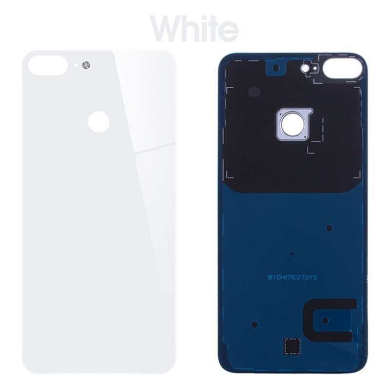 100% Original For HUAWEI Honor 9 Lite Back Cover PC+Glass Battery Case,For Honor 9Lite Door Rear Replacement Housing Cover: White