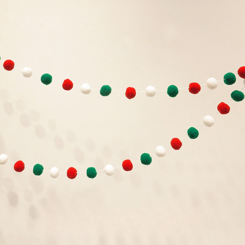 Bolas de natal bandeira led luz da corda diy pingente artesanal decorado para feliz natal pendurado casa bandeira banner pingente de natal: Safira profunda