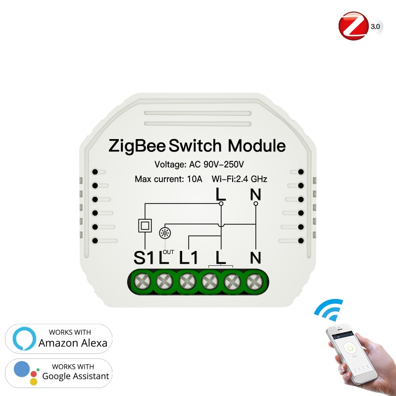 Tuya Zigbee 3.0 Wifi Switch Module Met Slimme Lichtschakelaar Module Smart Leven/Tuya Afstandsbediening Werk Met Alexa google Thuis