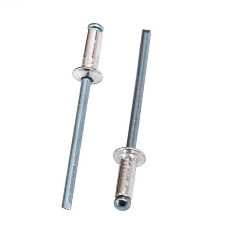 10-50 Stuks Pop Klinknagels Aluminium M2.4 M3.2 M4 M4.8 M5 M6 Dome Head Blind Klinknagels Stalen Schacht doorn Uitlaat Klinknagels(M3.2 50PCS-10MM