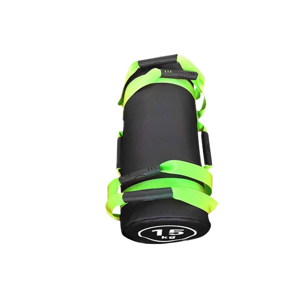 PVC Workout Sandbags Heavy Duty Adjustable Weights Sand Bag With Handle For Fitness: 15KG