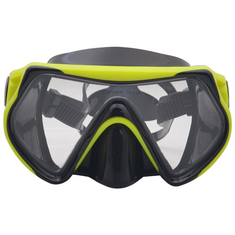 Adult Scuba Diving Mask Wide View Silicone Diving Goggle Underwater Salvage Diving Goggles Snorkeling Mask: Y