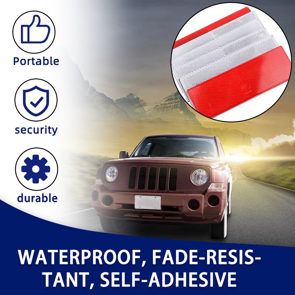 Car Vehicle Safe Warning Reflective Marking Plastic Reflector