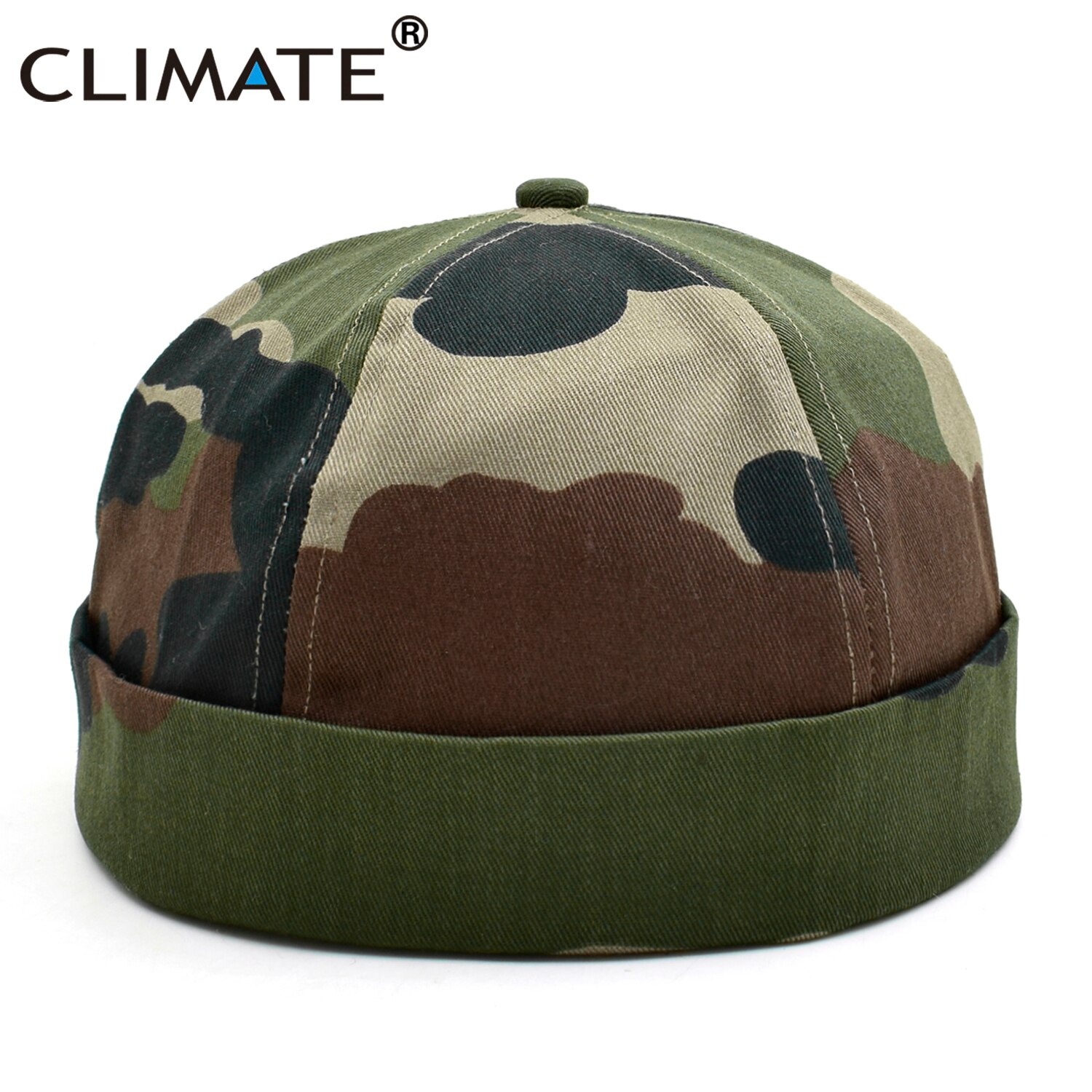 El Hip Hop balde de camuflaje de camarero Cap chino propietario del cubo sombreros estilo de la calle No pico plegable mayor gorra sombreros