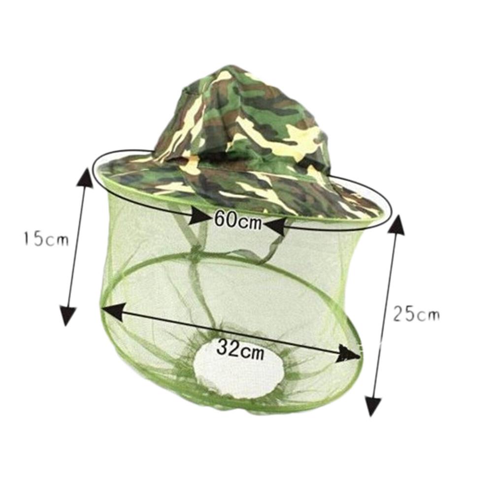 Mesh Face Mask Hat Keeping Insects Bee Flying Face-Protector Beekeeper Fishing Beekeeping Tools