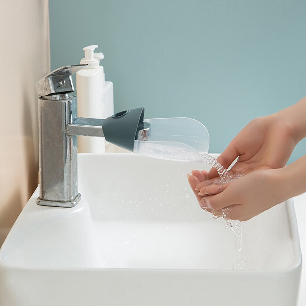 Tap Extension Device Bath Water Faucet Extender Kid Cartoon Hand Washing Guider Silicone Spout Cover Kids Bath Safety Protector