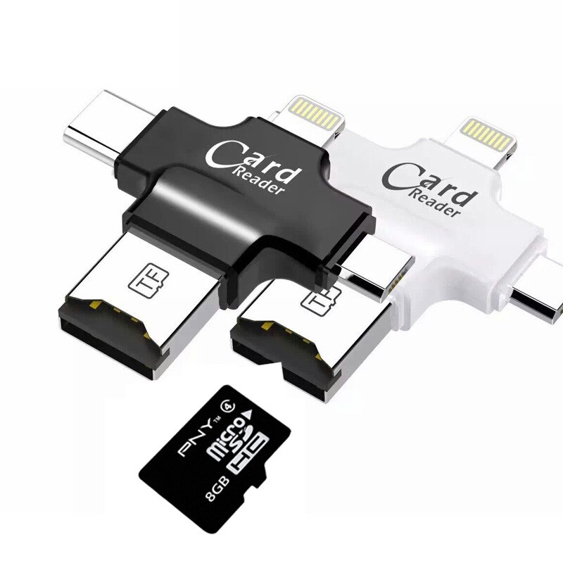 Ingelon Micro Sd Reader Usb Card Adapter Microsd Naar Otg Type C Usb 2.0 Voor Przejsciowka Iphone Laptop Pc Sd card Cfast Reader