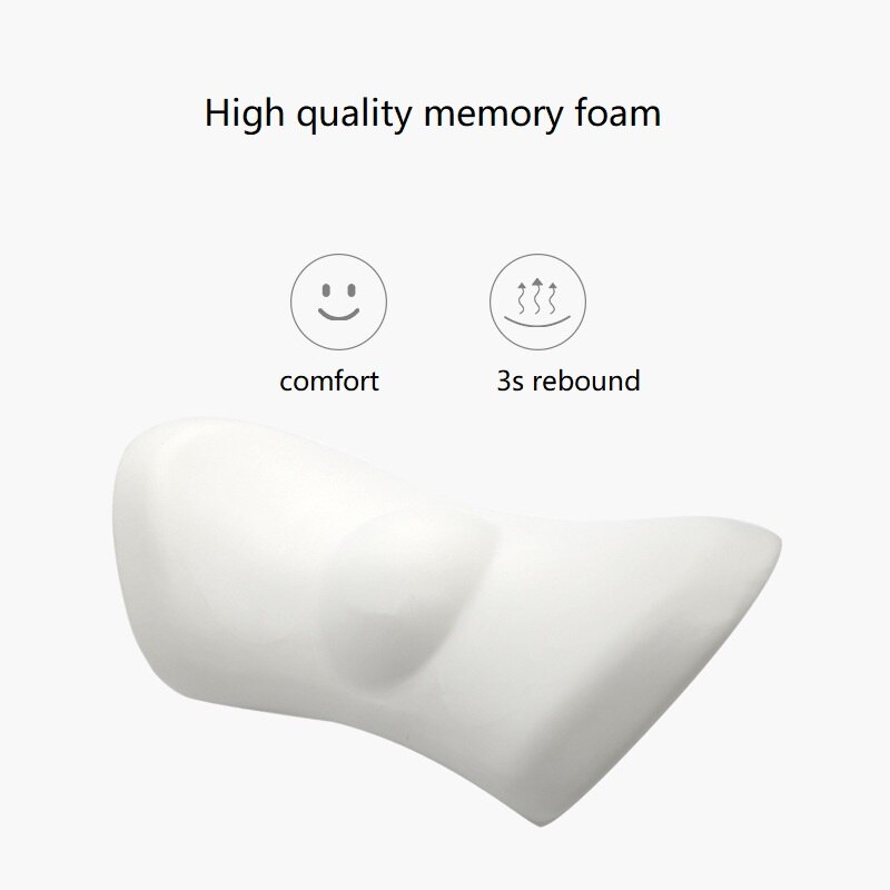 3D Memory Foam waist cushion Pillow Lumbar Support Pillow Car Seat Protect Spine Vertebral Low Back Cushion Bed Sleeping Pillow