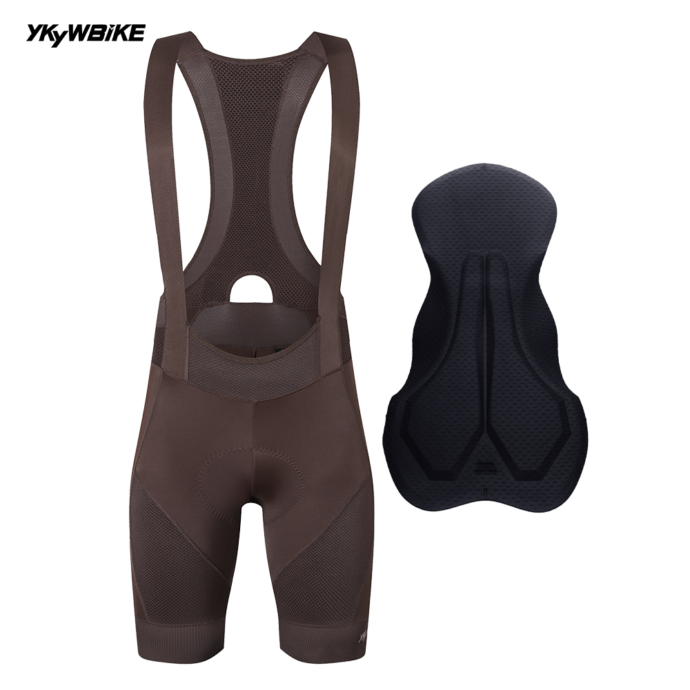 YKYWBIKE Men's Cycling Bib Shorts Road Bike Bibs Bicycle Tights Cycling MTB Bib Pants with 6 Hours Padded Belgium Padding: S / Blue
