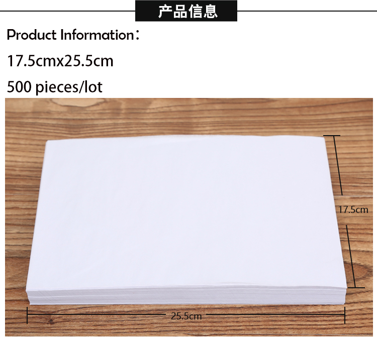 Papel de copia con bolígrafo, libreta de práctica con tinta transparente, unids/lote, 175x255mm, venta Popular, 500