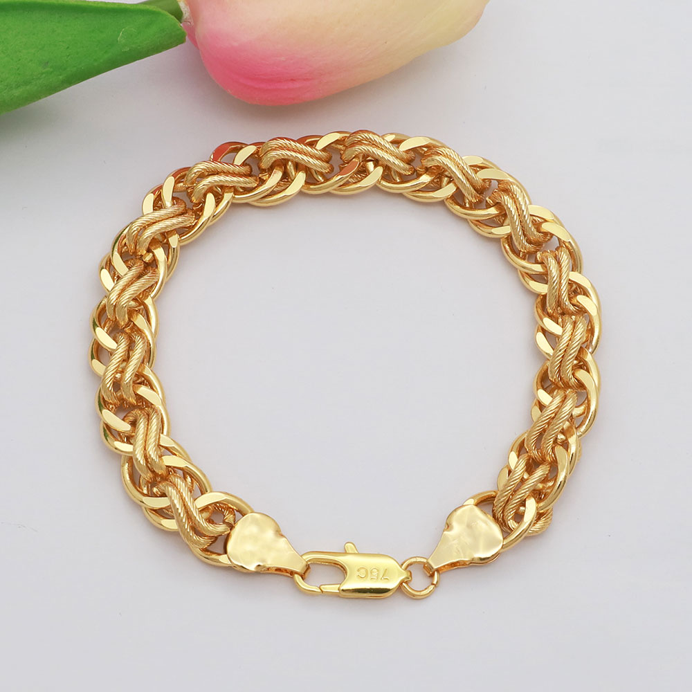 60 cm Necklace Bracelet Jewelery Men Women Punk Chain Gothic Aesthetic Neck Chain and Hand Chain for Party Daily: Light Yellow Color