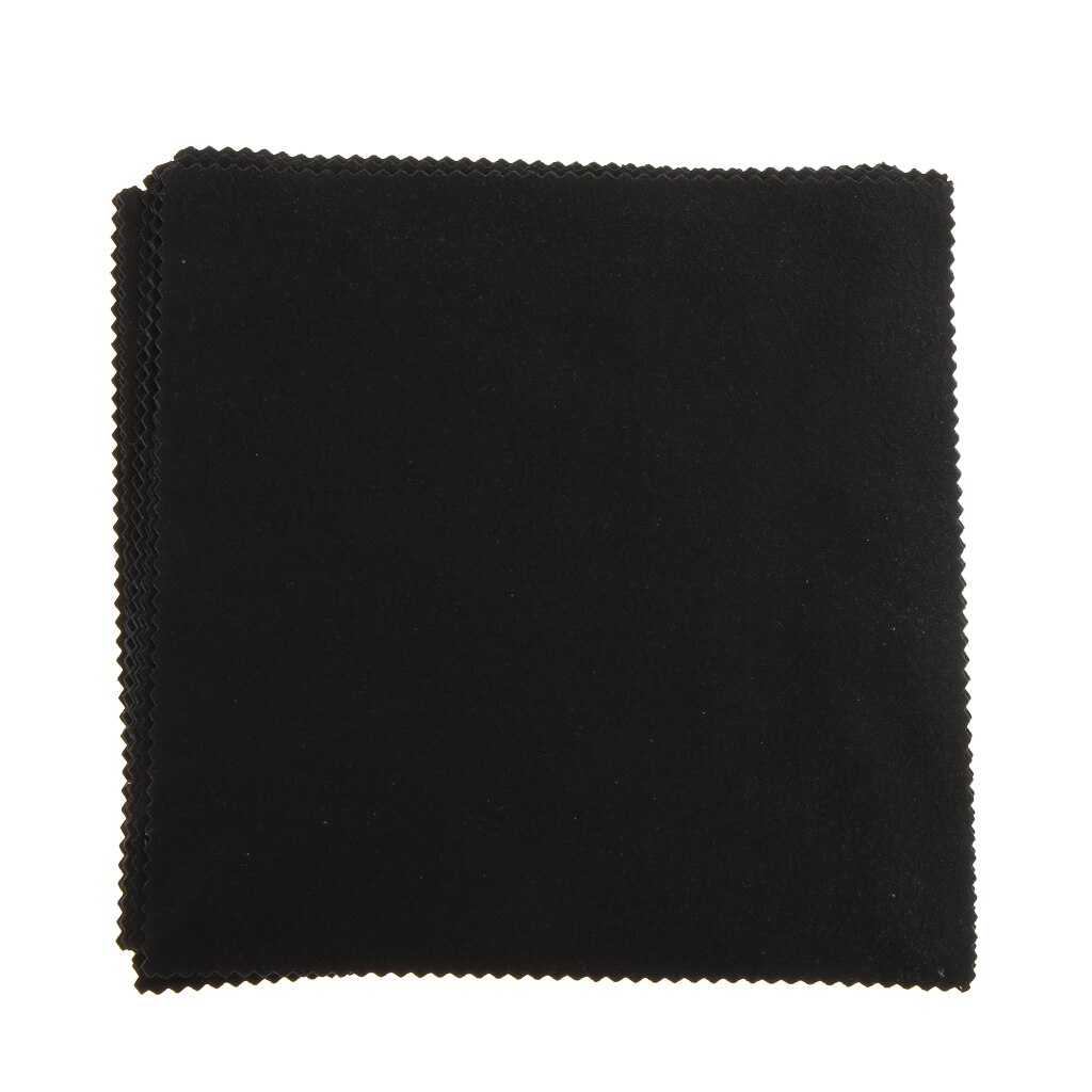 10Pcs Microfiber Reinigingsdoekje Brillen Scherm Camera Lens Cleaner: Black
