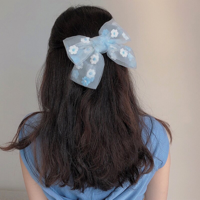 Hoofdtooi Side Clip Netto Rood Hetzelfde Boog Haarspeld Kant Clip Eenvoudige Haarspeld Haar Accessoires