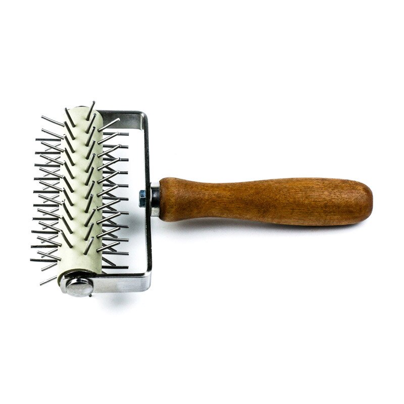 Rueda de rodillo con pinchos para masa, herramienta perforadora de Pasta para pan, pastel de Pizza, utensilios de cocina, utensilios de cocina, comedor, hogar y jardín,