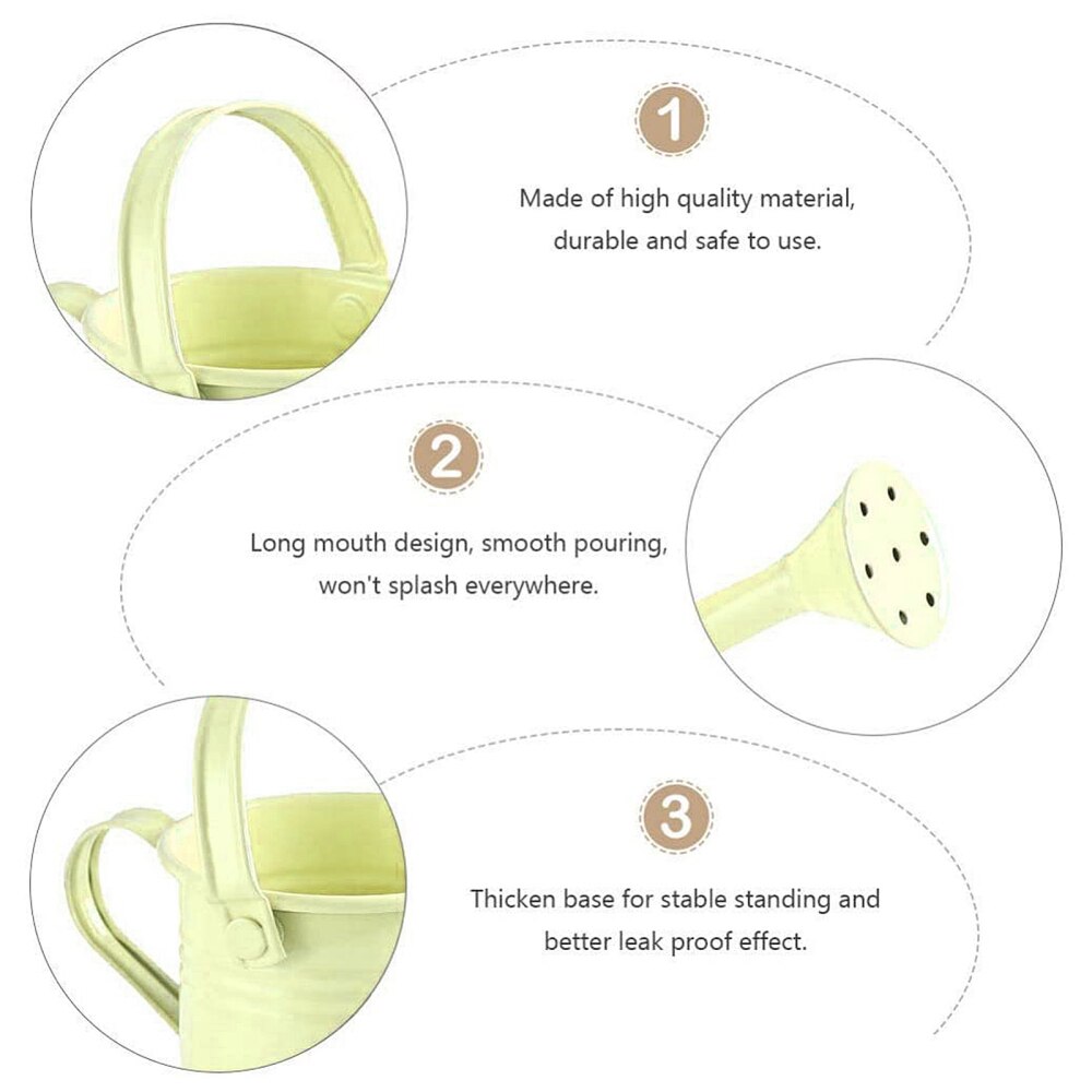 Tin Watering Can Plant Spray Sprinkled Portable Gardening Tools Wrought Iron With Handle Metal Shower