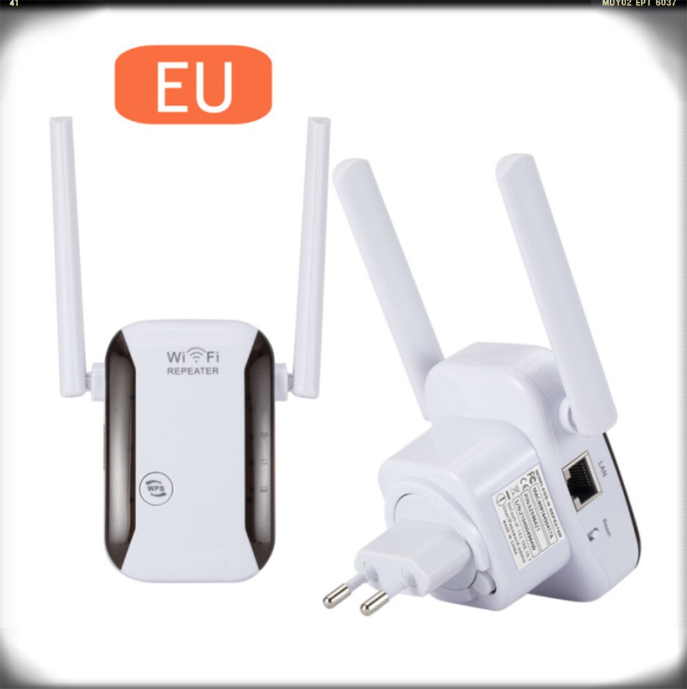 Pzzpss Draadloze Wifi Repeater Router 2.4G 300Mbps Netwerk Signaal Versterker WR229 IIEEE802.11 B/G/N 2 antenne Wifi Booster Thuis: EU