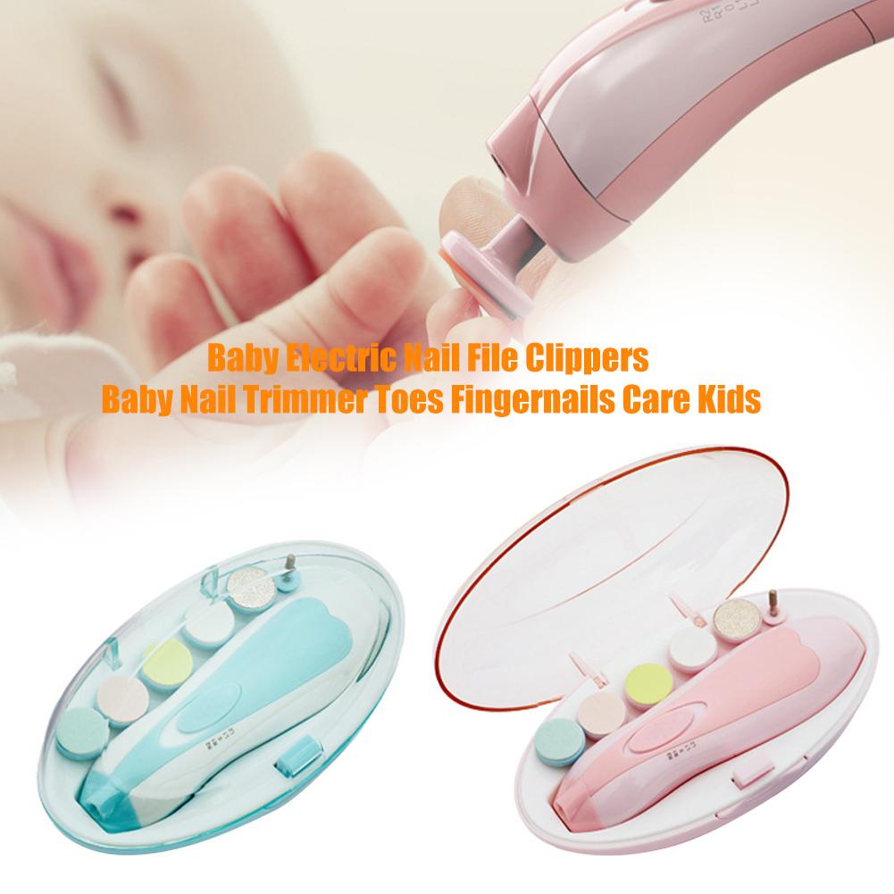 LED Elektrische Baby Nail Trimmer Nagelvijl Baby Clipper Tool Baby Tenen Vingernagels Grinder Trimmer Care Tool