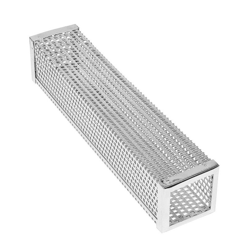 G.a HOMEFAVOR – boîte de fumeur en bois pour Grill, trou en acier inoxydable, générateur de fumée froide, boîte personnalisée pour BBQ: Kt107