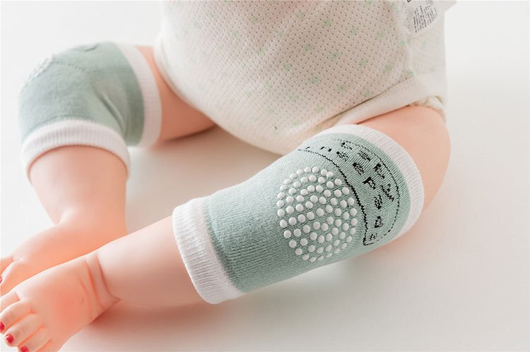 Mjuka knäskydd för nyfödda småbarn baby barnkudde säkerhetskrypning för barn spädbarnsskydd flicka pojkar knäskyddsstrumpor