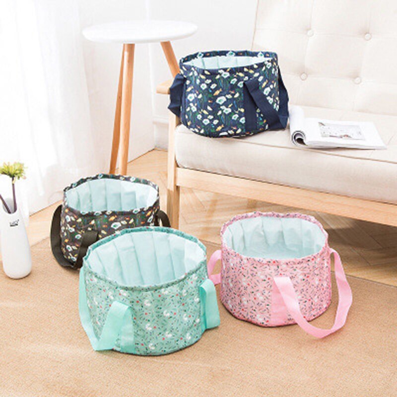 Outdoor Travel Portable Foldable Bubble Basin Camping Washbasin Sink Sink Vegetable Basket Spring Foot Bath Barrel