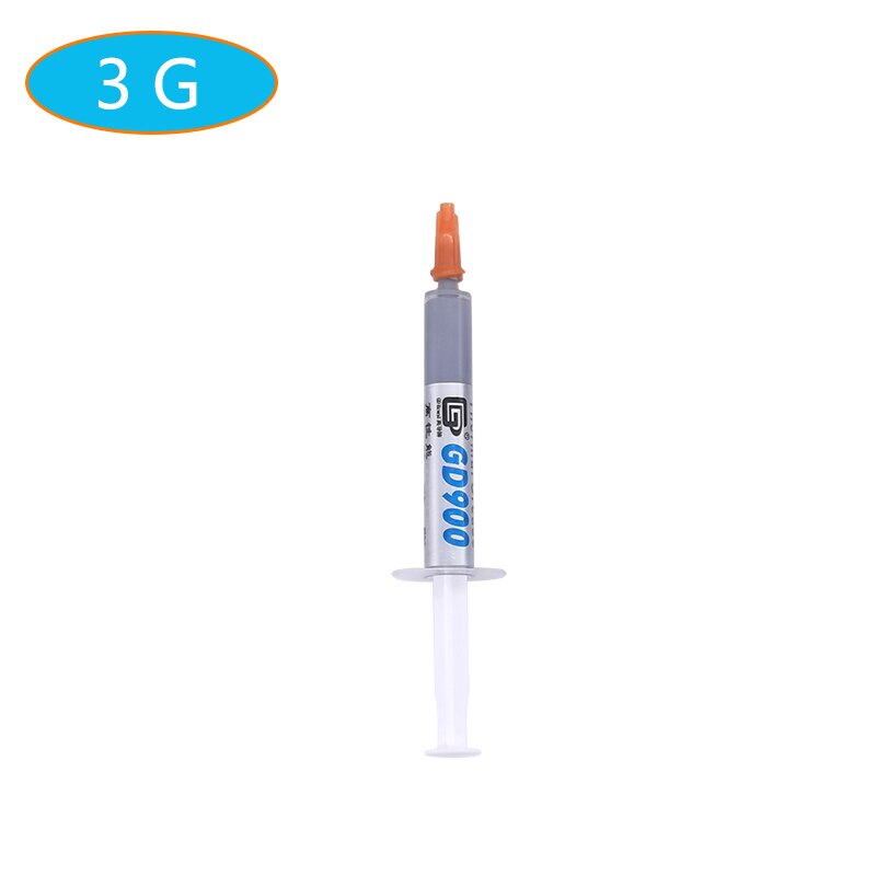 Gd900 1/3/5/7/15/30g amd intel prosessori prosessorin jäähdytin tuulettimen lämpörasva vesijäähdyttimeen jäähdytin prosessori gpu led lcd: 3 g