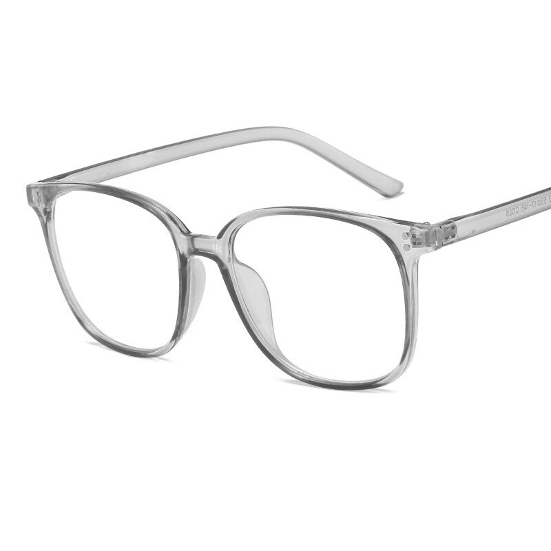 Woman Round Plain Decorative Glasses Clear Lens Eyeglasses Frame Clear Lens Sun Glasses College Style: E