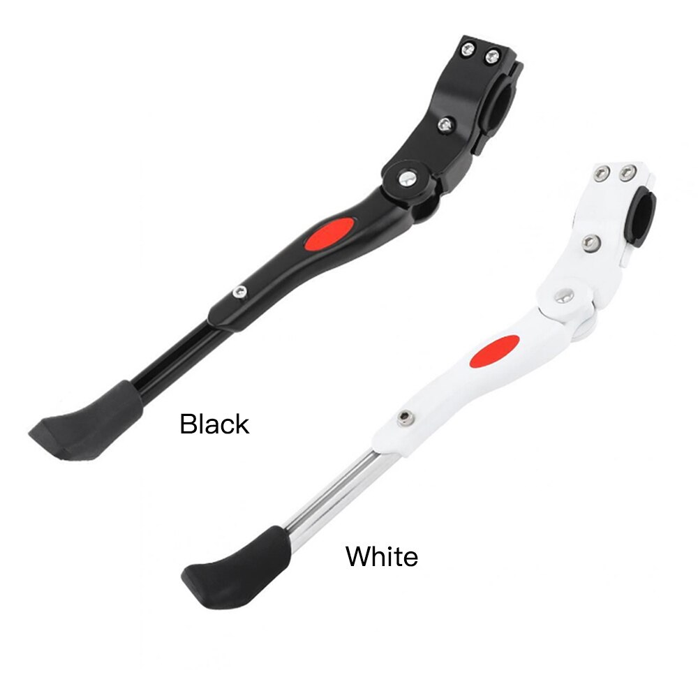 Heavy Duty Bike Kickstand Mountain Bike Support Cycling Prop Adjustable Side Rear Kickstand White Black