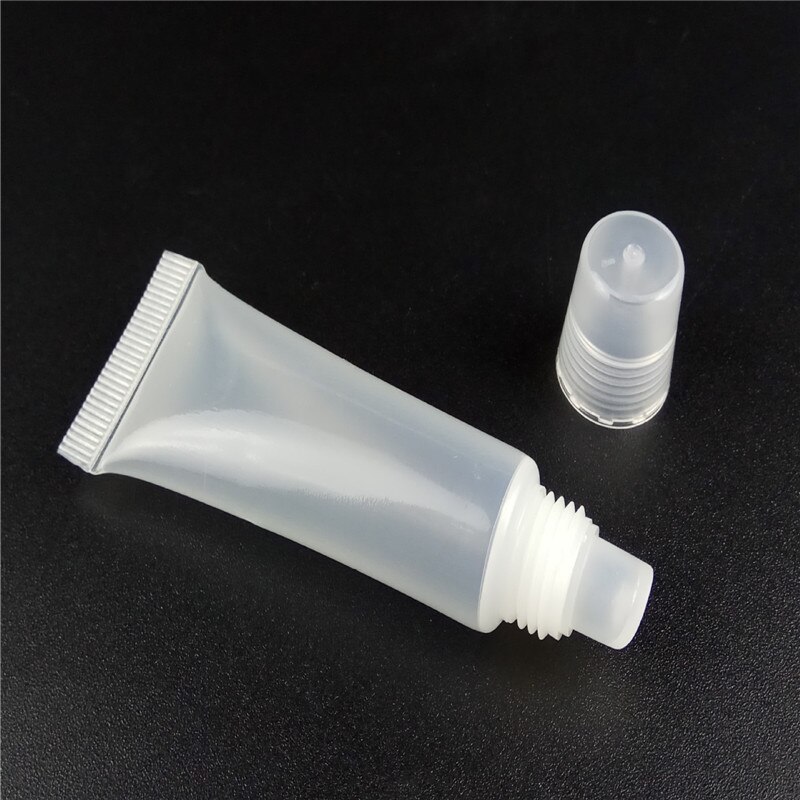 10 Stks/partij 8/10/15Ml Diy Lege Lippenstift Buis Lippenbalsem Zachte Buis Make Squeeze Clear Lip gloss Container Lege Lippenstift Buis