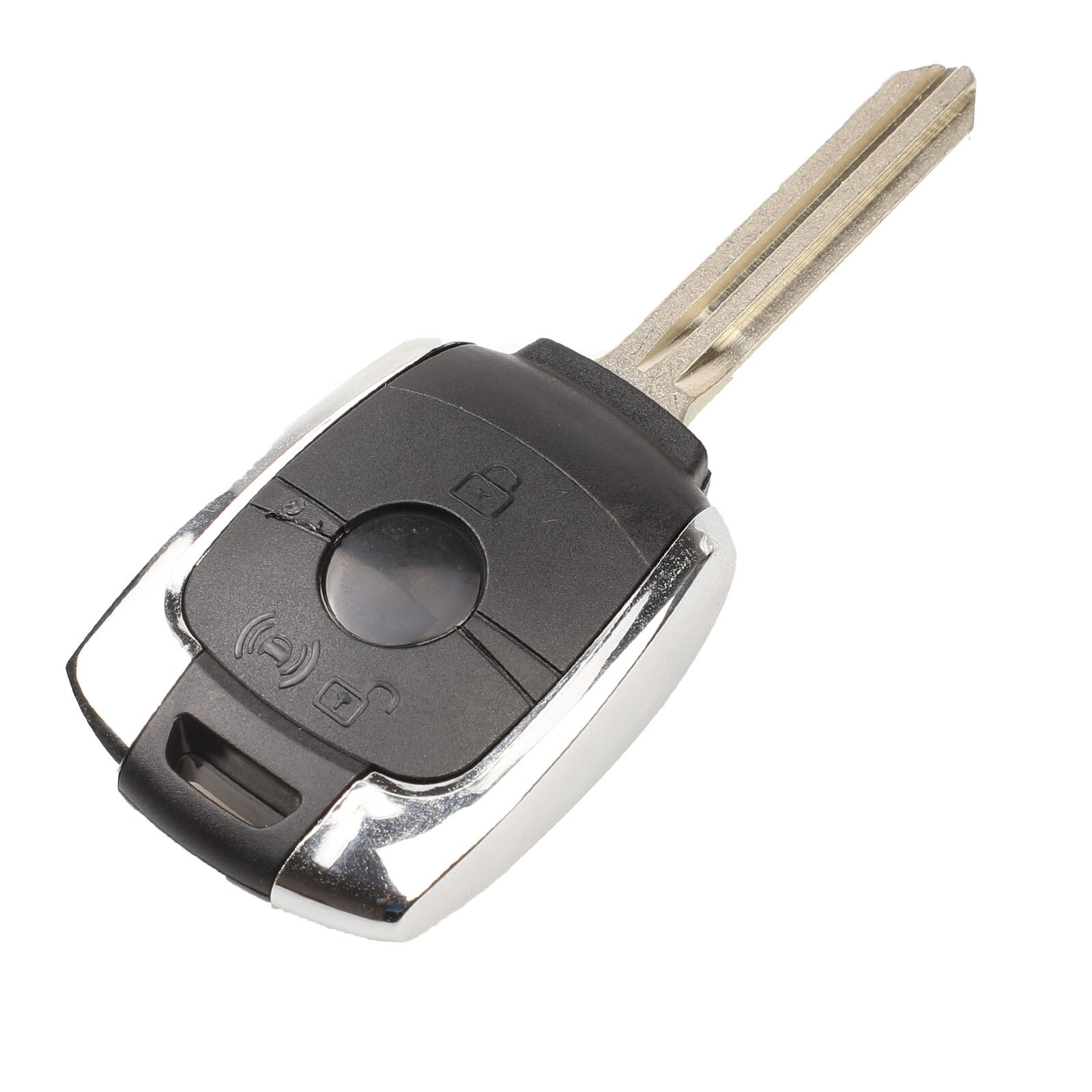 jingyuqin 2 Buttons Replacement Remote Key Shell Case Fob For SsangYong Actyon Kyron Rexton Korando With Uncut Blade car keys: key shell